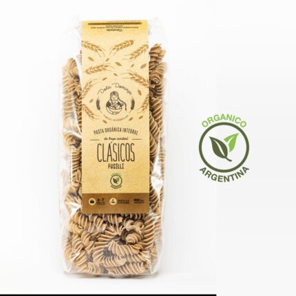 Fideos integrales CLASICOS fusilli |DONA DOMINGA |