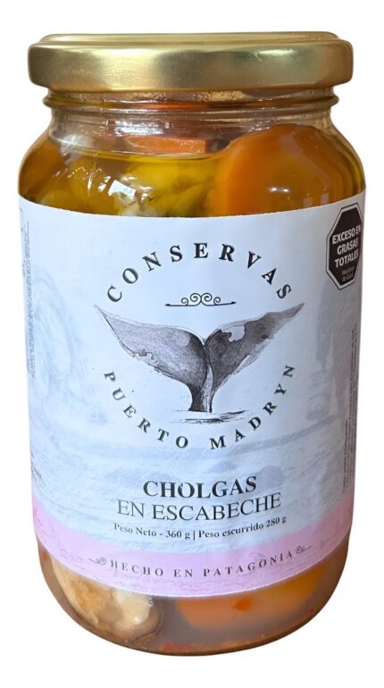 Conserva de Cholga 360 gr |Conversas Puerto Madryn|