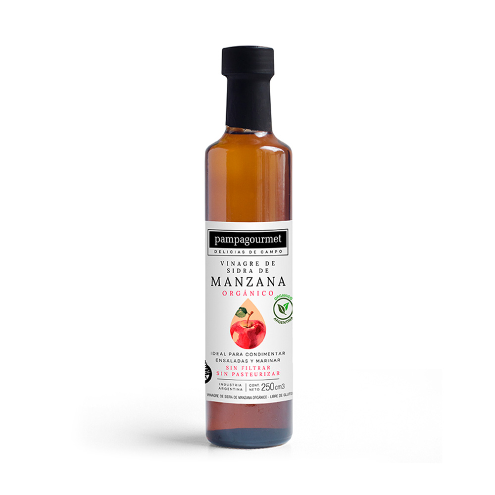 1176811 Vinagre de Sidra de Manzana Organico 250 grPampa Gourmet - Image 1