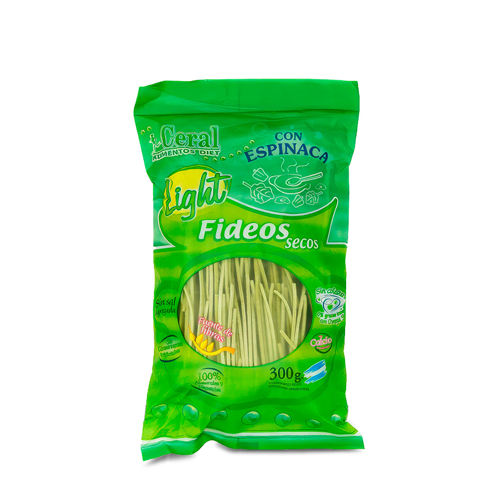 3120013 Fideos espinaca x 300 g Ceral - Image 1