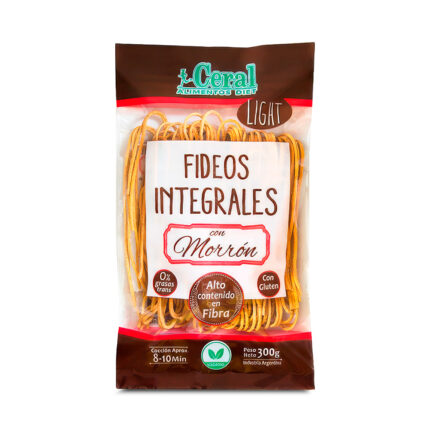 Fideos integrales morron x 300 g |CERAL|
