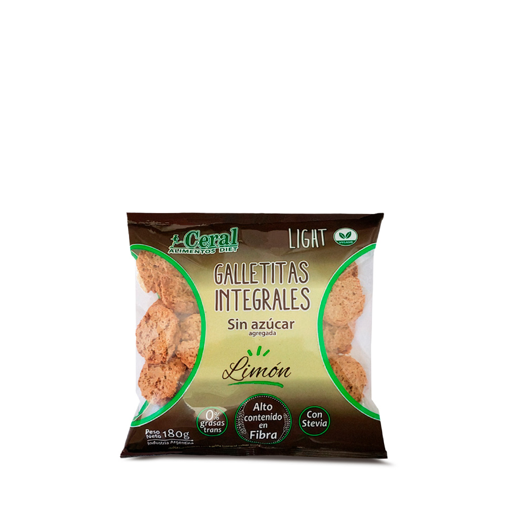 3120028 Galletita intergal de limon x 180 g Ceral - Image 1