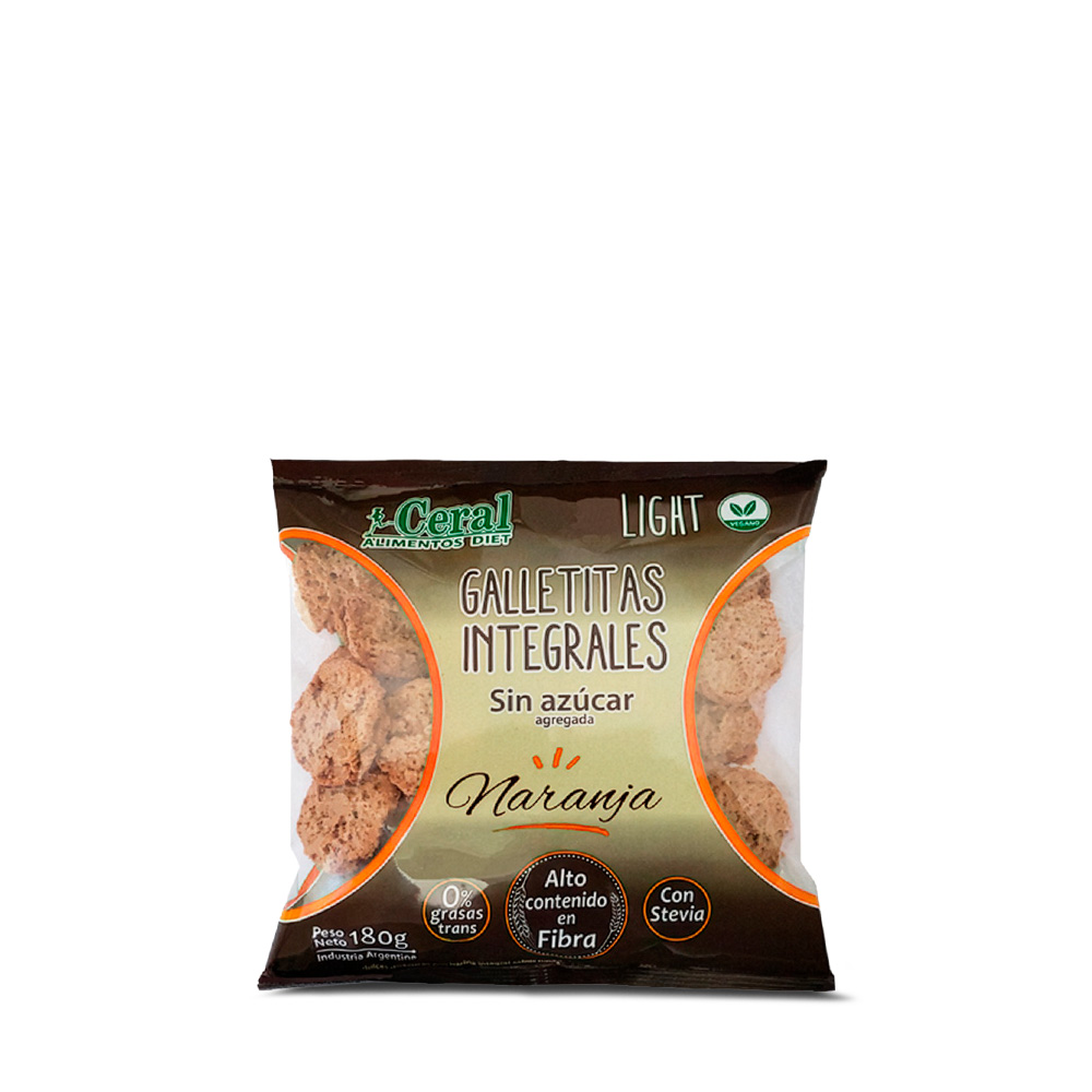 3120029 Galletita intergal de naranja x 180 g Ceral - Image 1