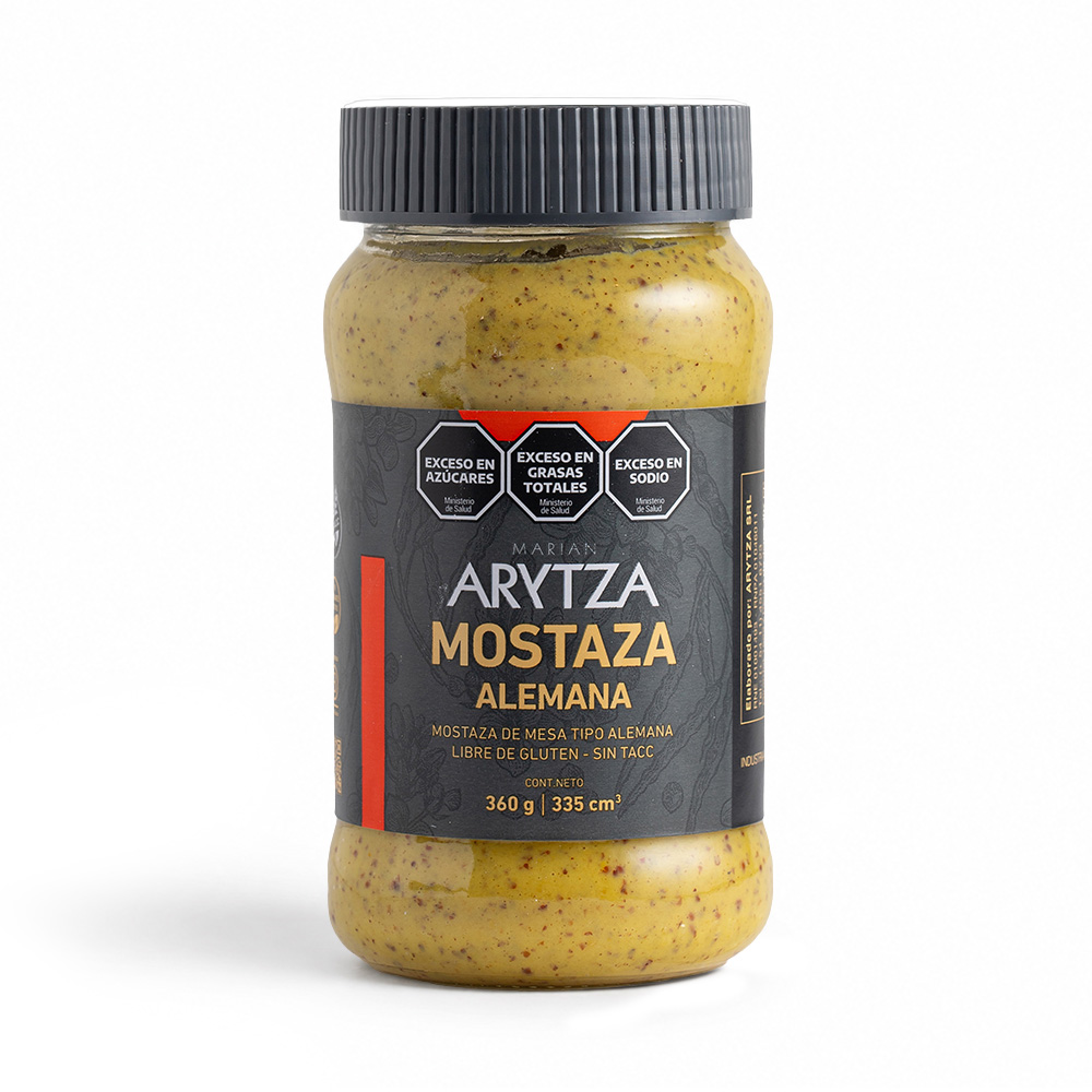 1856030 Mostaza tipo Alemana 360 gr Sin T.A.C.C. Arytza - Image 1