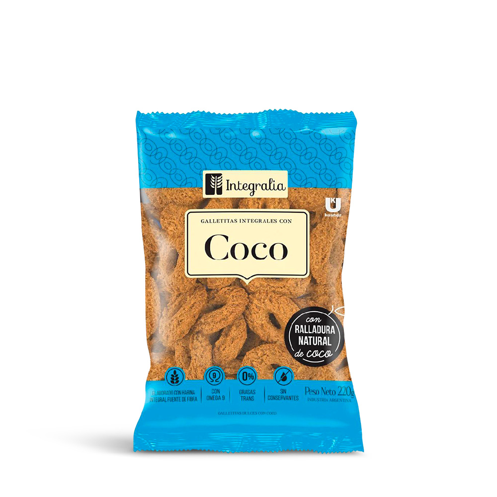 2477717 Galletitas aritos de coco 200 gr Integralia - Image 1