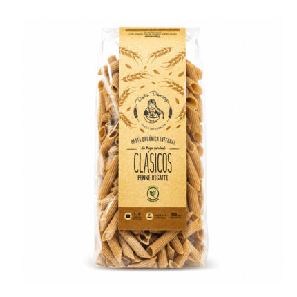 Fideos integrales CLASICOS penne rigatti Doña Dominga