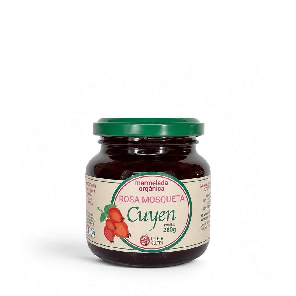 1051734 Mermelada rosa mosqueta 280 gr Cuyen - Image 1