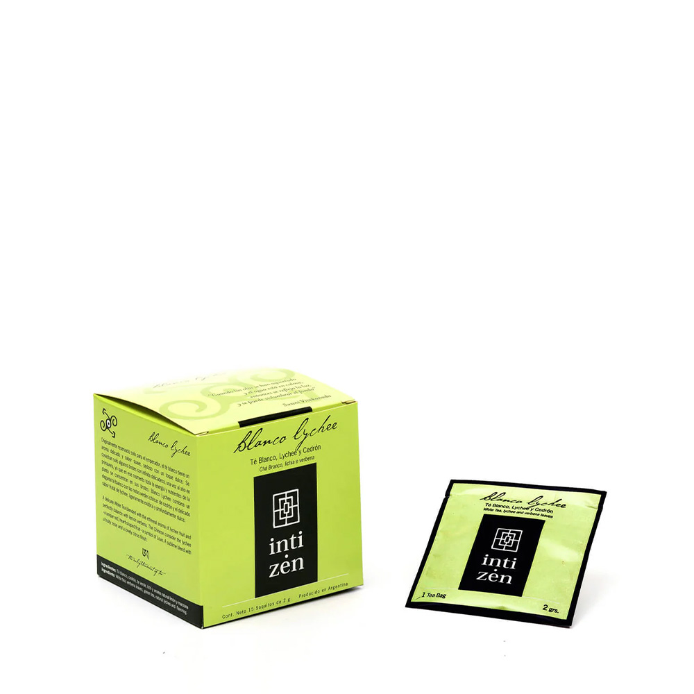 1942017 Té blanco lychee 15 Saq Inti Zen - Image 1