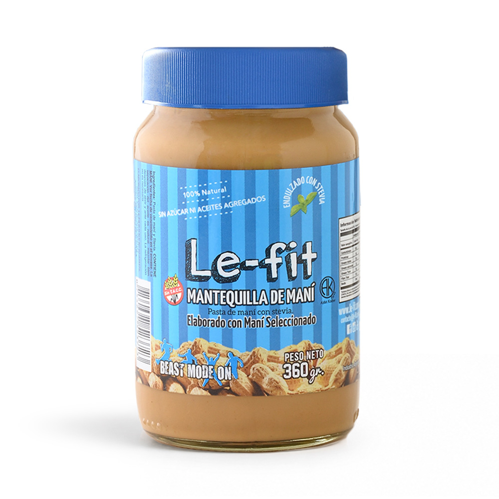 2341711 Mantequilla de maní dulce 400 grLe fit - Image 1